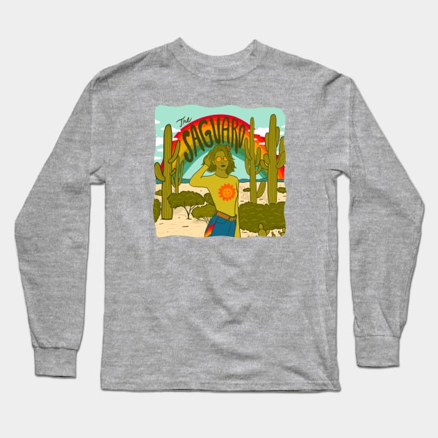 Saguaro Girl Long Sleeve T-Shirt by Doodle by Meg